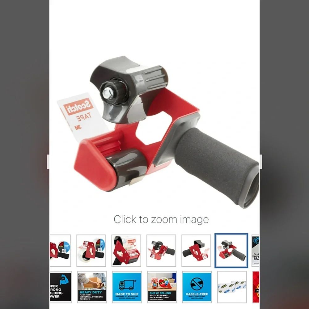 New scotch tape gun dispenser